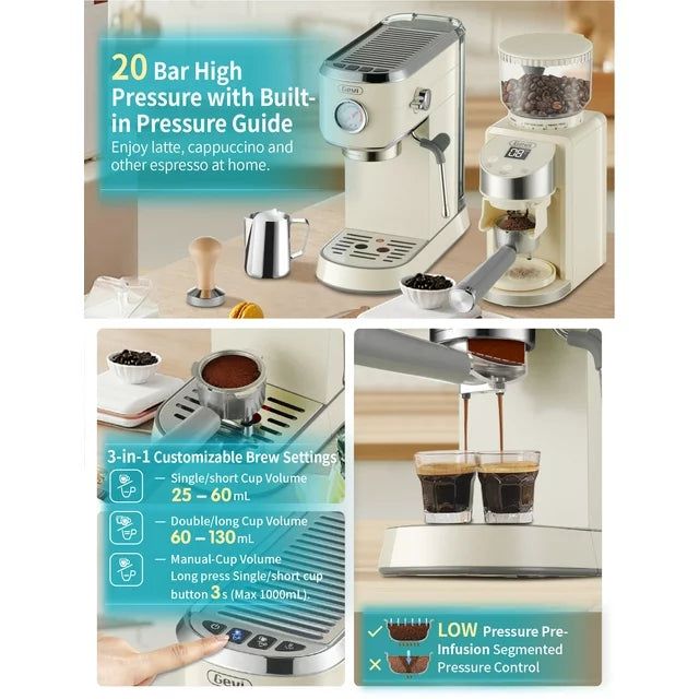 Blixen Gevi Espresso Machine with Grinder