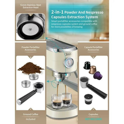 Blixen Gevi Espresso Machine with Grinder