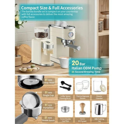 Blixen Gevi Espresso Machine with Grinder
