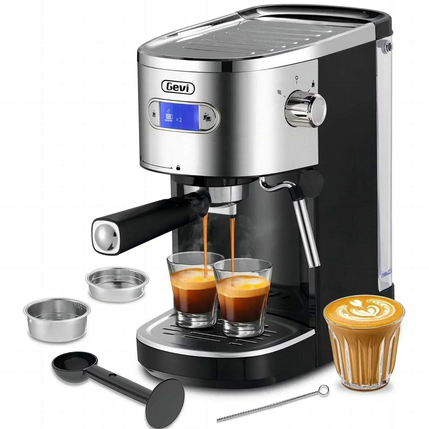 Blixen Gevi Espresso Machine with Frother