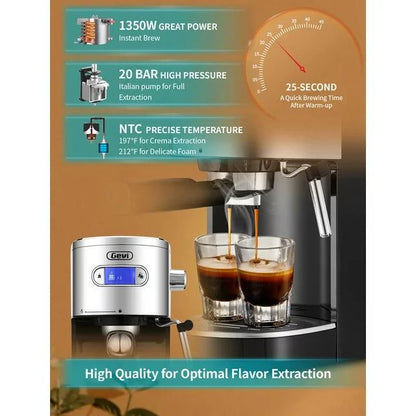 Blixen Gevi Espresso Machine with Frother