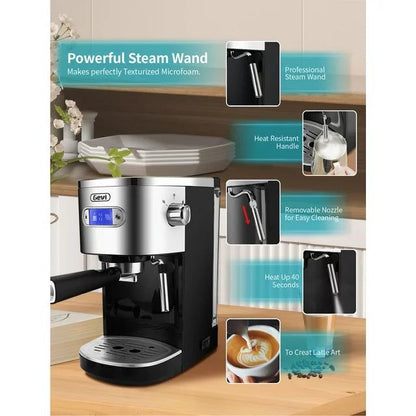 Blixen Gevi Espresso Machine with Frother