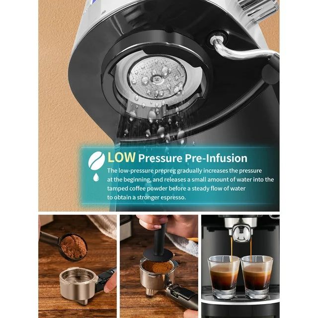 Blixen Gevi Espresso Machine with Frother
